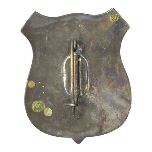 Placa de metal Policía Apache