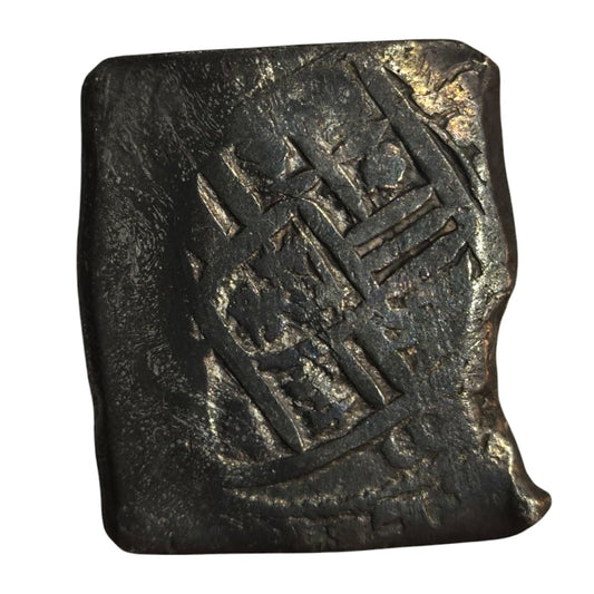 Moneda Macuquina de 8 Reales mexicano