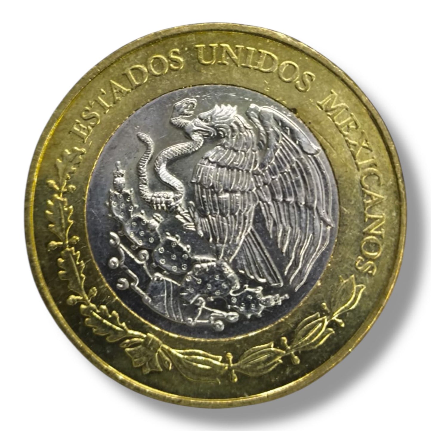 Moneda de 20 pesos Fuego nuevo año 2000