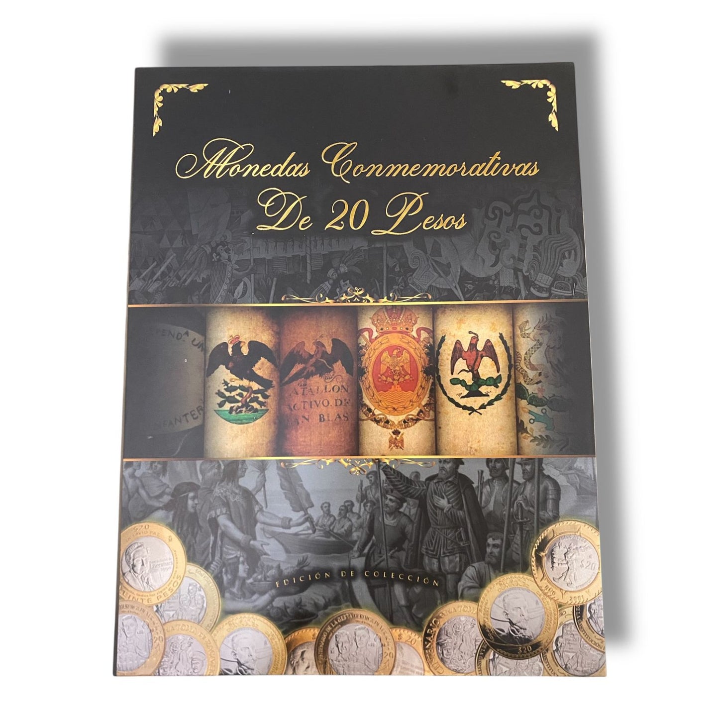 Álbum de monedas de 20 pesos