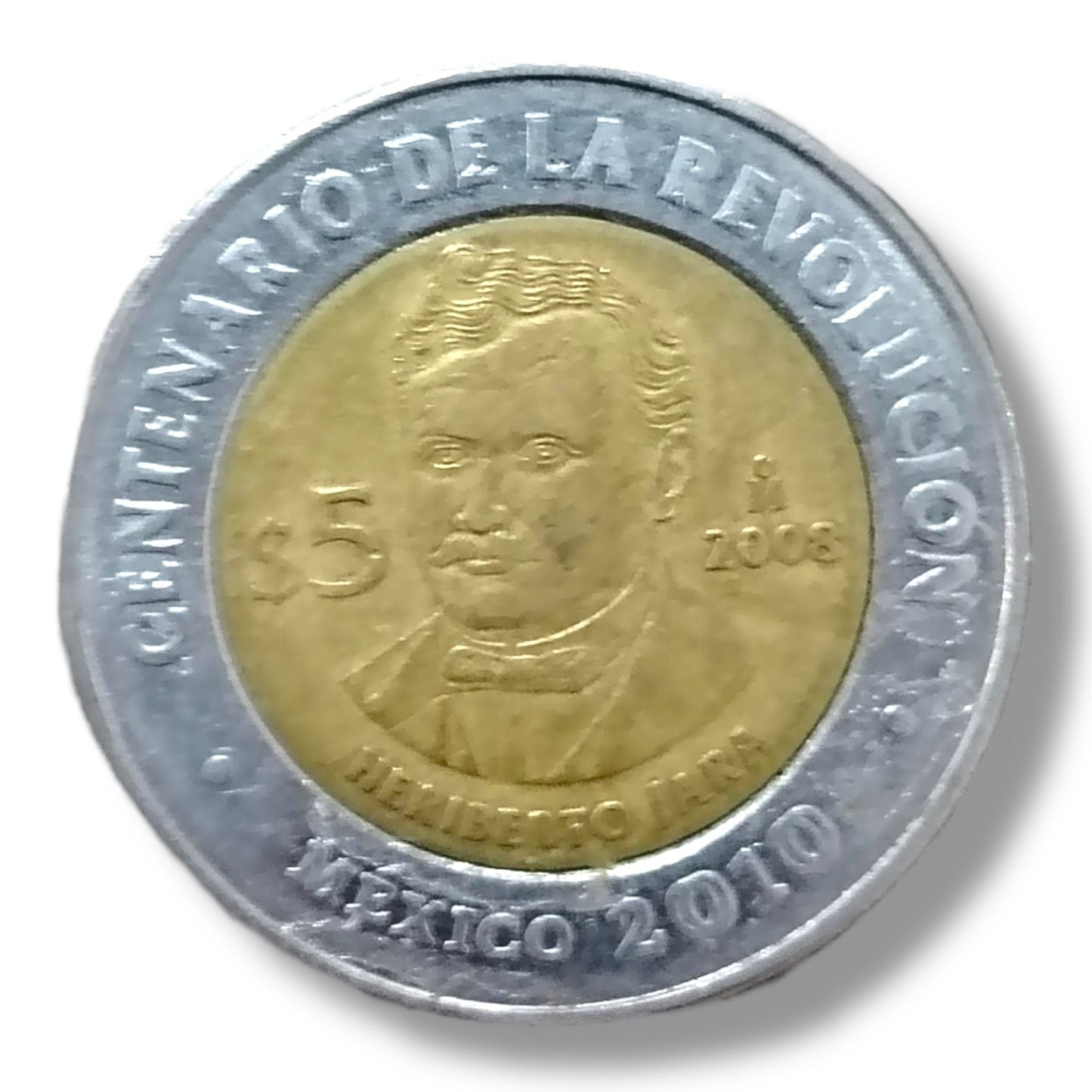Moneda de 5 pesos Heriberto Jara