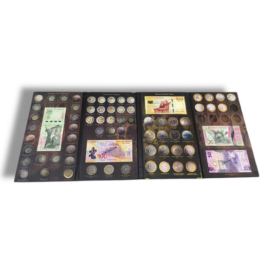 Álbum de monedas conmemorativas de Mexico
