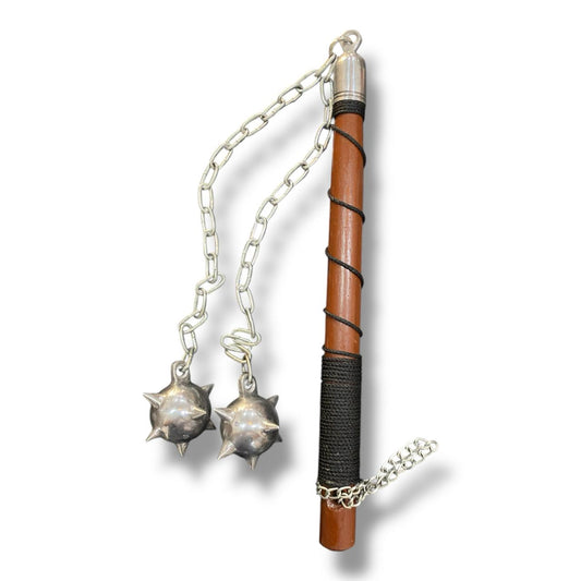 Mangual de cadena con púas
