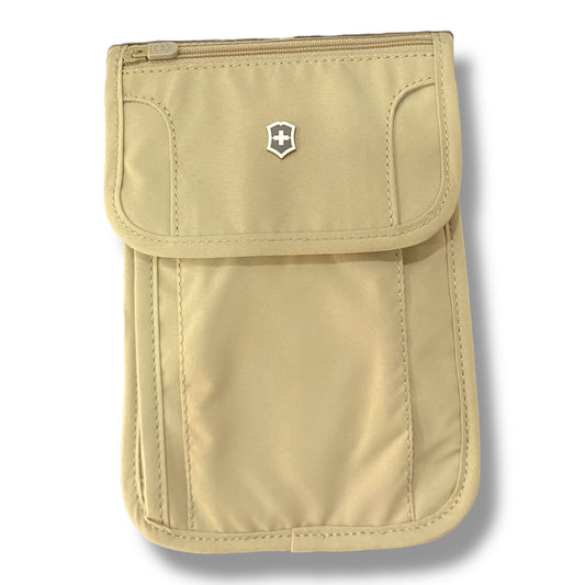 Bolsa de seguridad oculta de lujo con protección RFID Victorinox