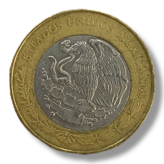 Moneda de 20 pesos 100 años del ejercito Mexicano