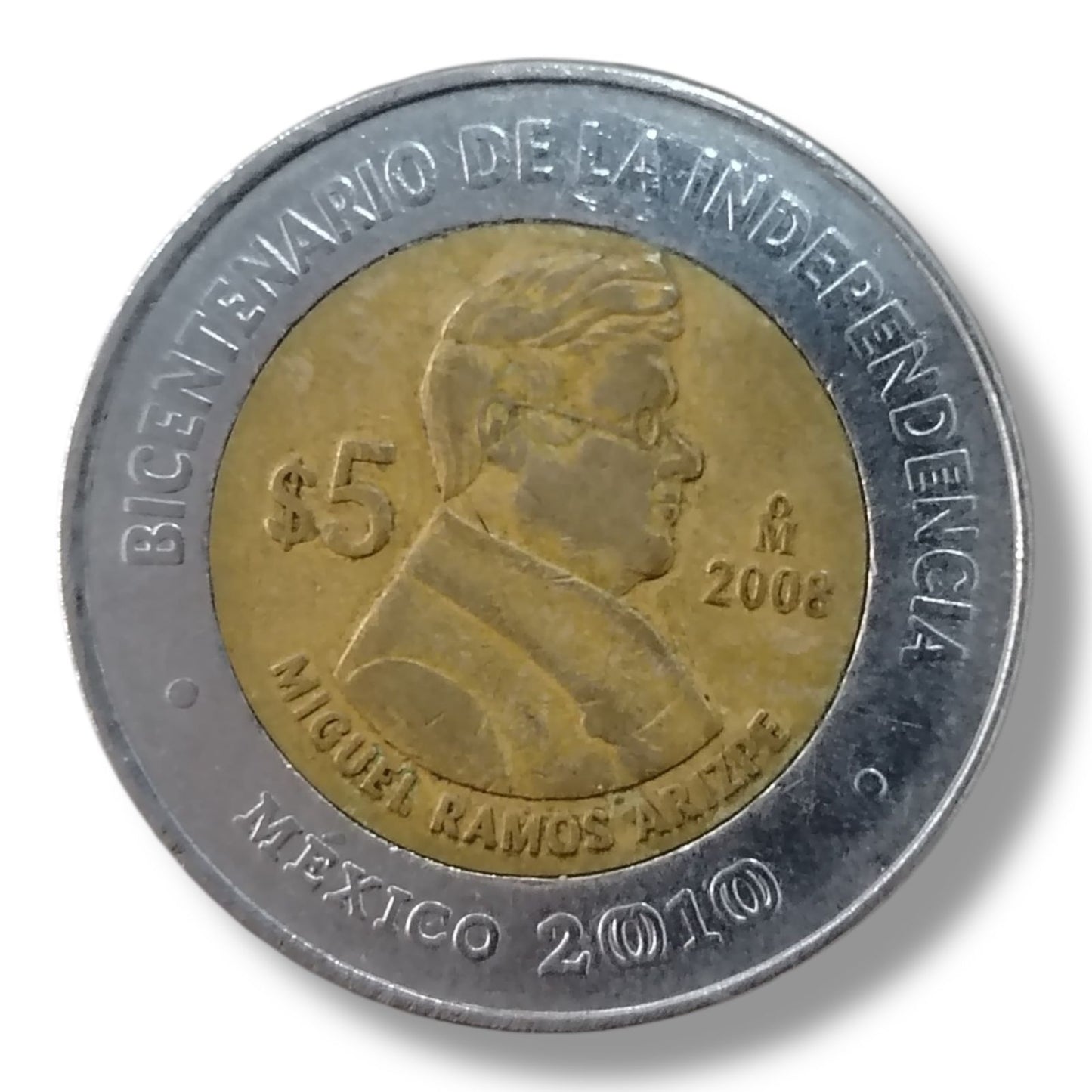 Moneda de 5 pesos Miguel Ramos Arizpe