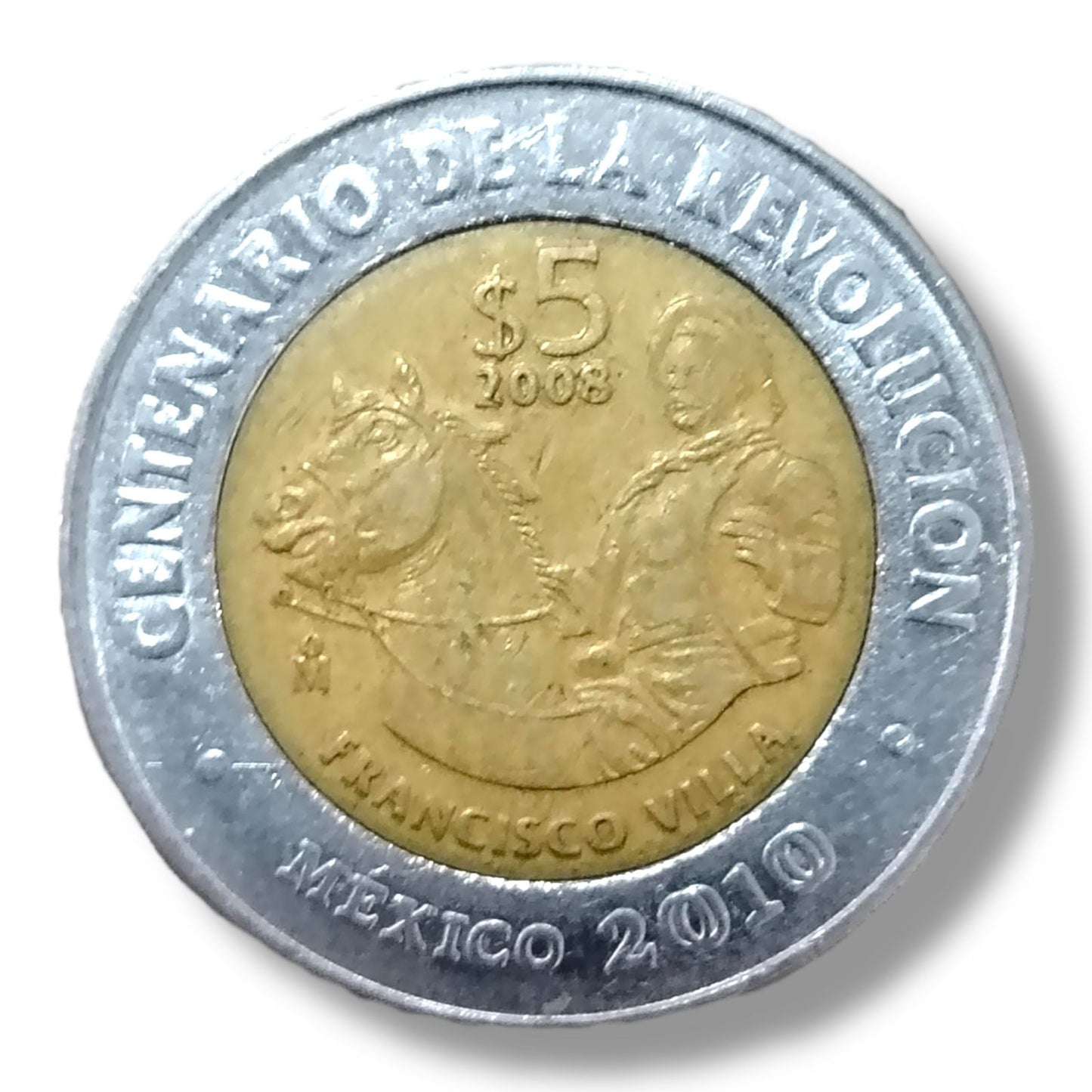 Moneda de 5 pesos Francisco Villa